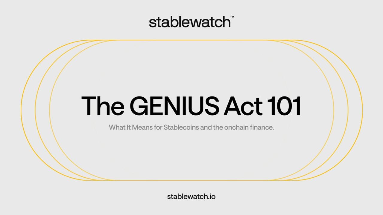 The GENIUS Act 101: What It Means for Stablecoins and the Onchain Finance