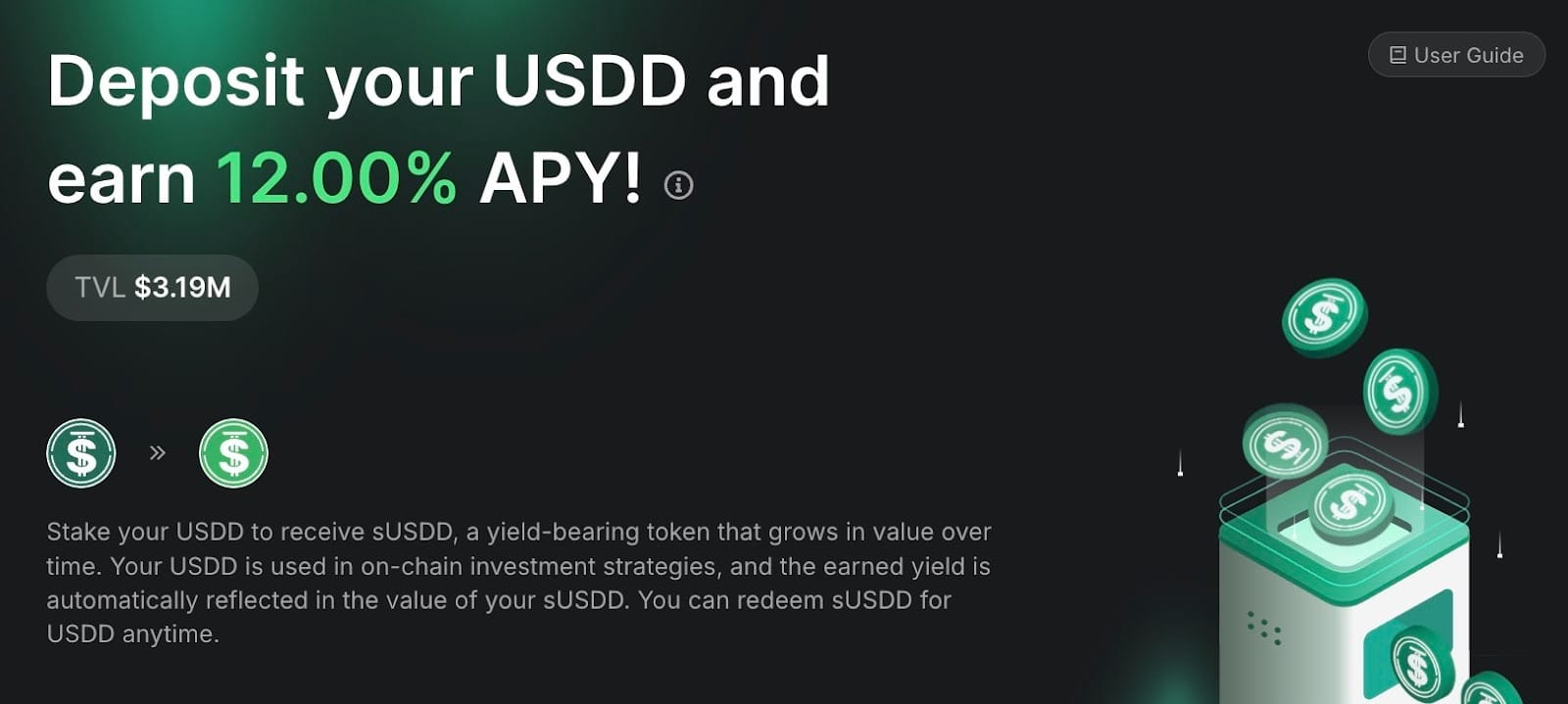 USDD Staking APY