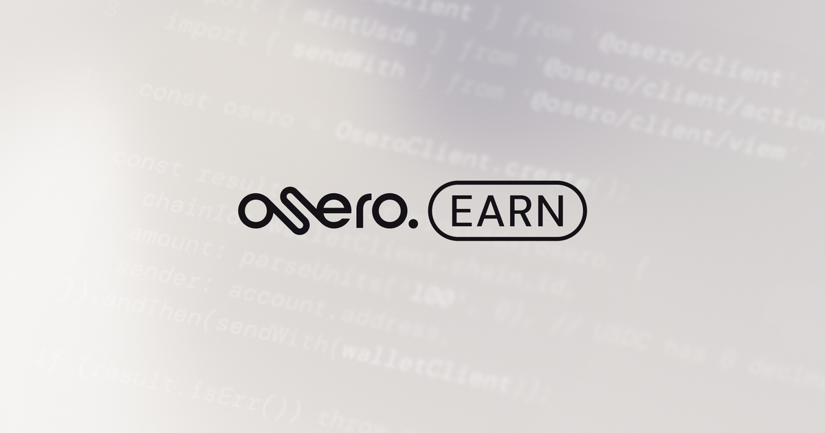 What is Osero Earn?