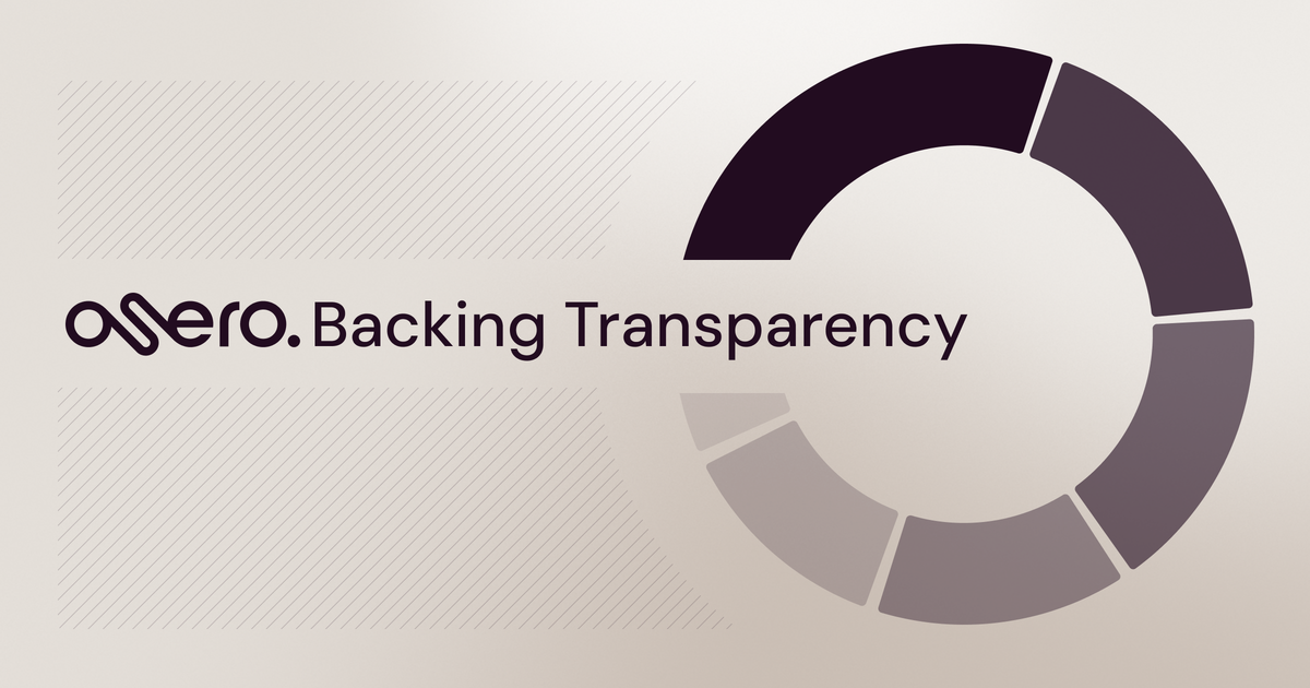 What Backs Your Savings? Inside Osero’s Backing Transparency